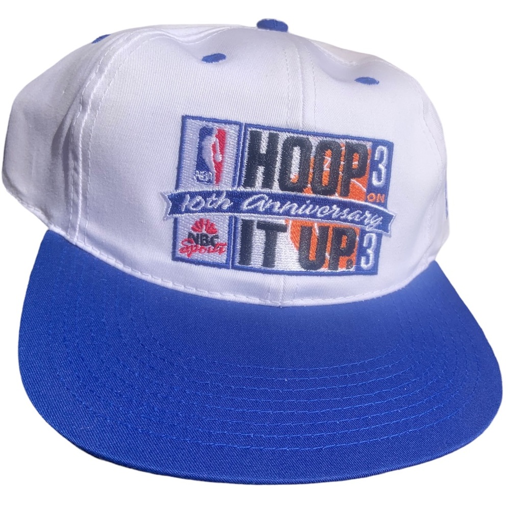 DEADSTOCK 1998 Vintage NBA NBC Sports Hoop It Up 10th Anniversary Hat Snapback